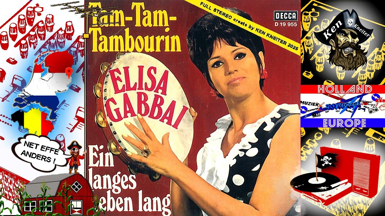 Tam Tam Tambourin - Elisa Gabbai - 1968 - Piratenmuziek FULL STEREO