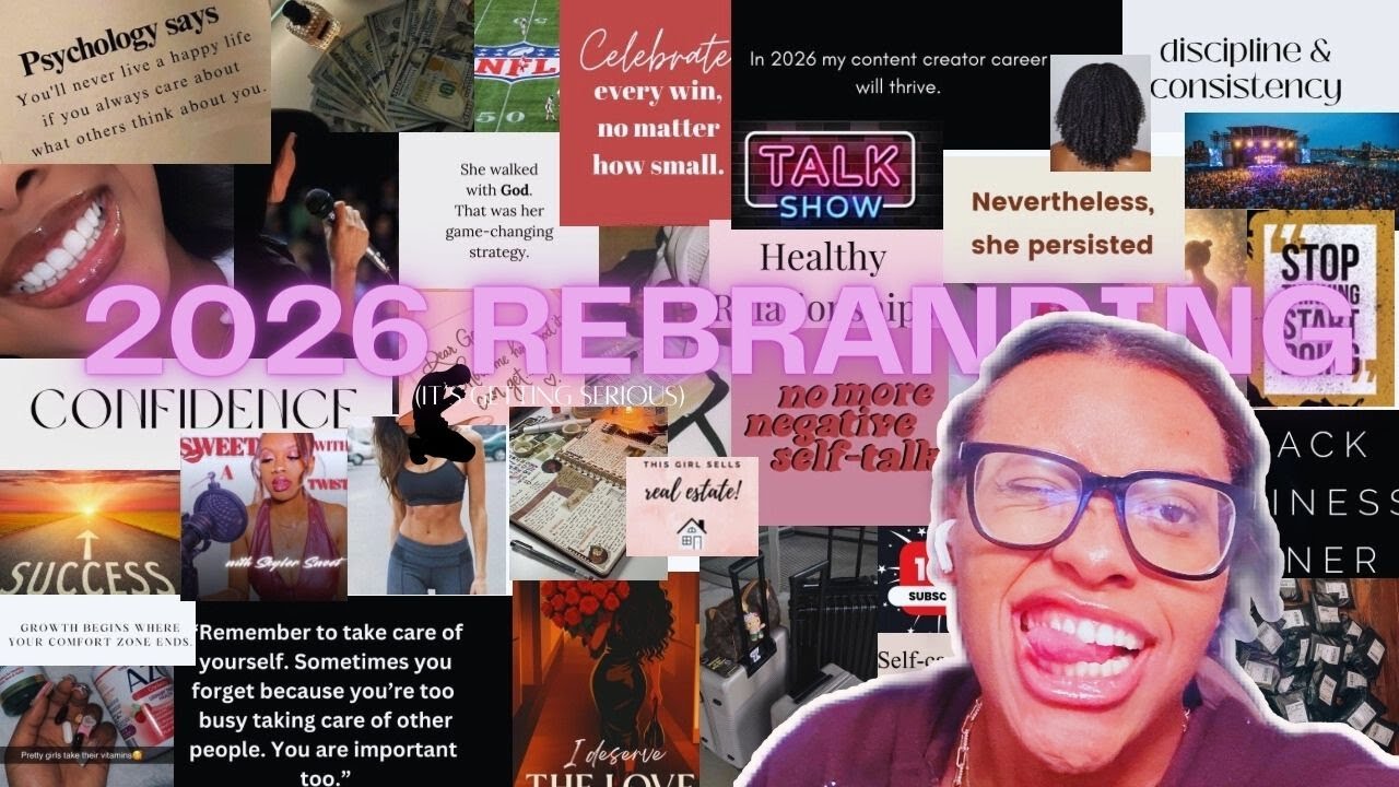 REBRANDING MY WHOLE LIFE FOR 2026! (Ultimate Vision Board Set Up) ✨