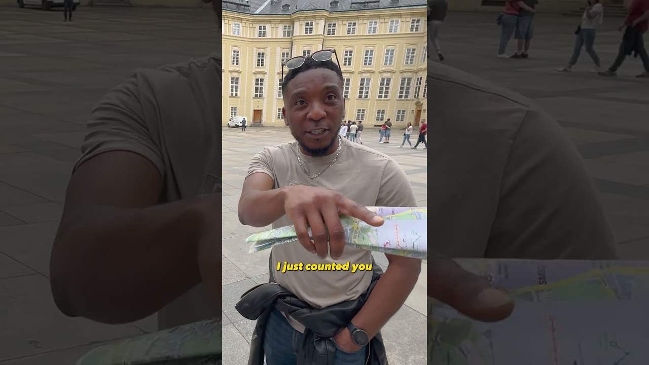 Подсчёт чернокожих в Пражском Граде &mdash; видеоблог о Чехии