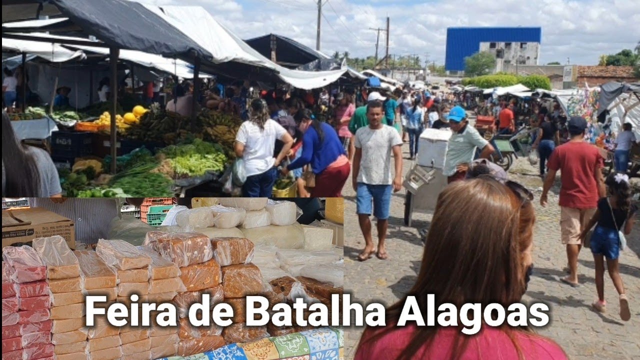Feira Livre da Cidade Batalha Alagoas 2 Parte