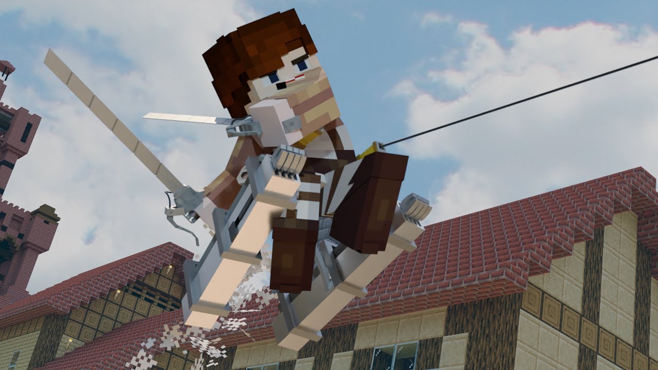 [Attack On Titan] | fanmade | 3D Maneuver Gear Animation