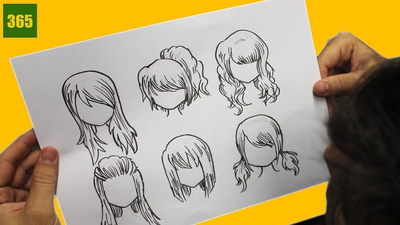 COME DISEGNARE I CAPELLI ANIME / COME DISEGNARE I CAPELLI MANGA - Come disegnare i capelli