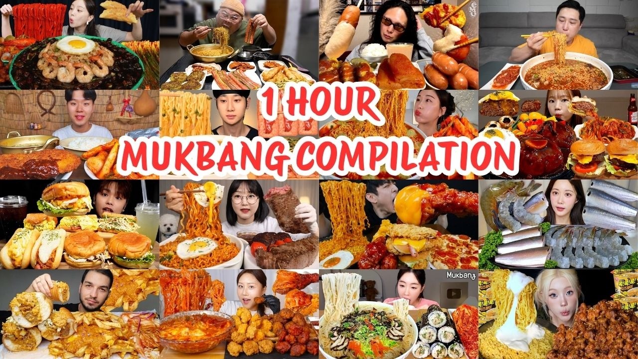 1 HOUR BEST MUKBANG ASMR | Ultimate Satisfying Food Compilation