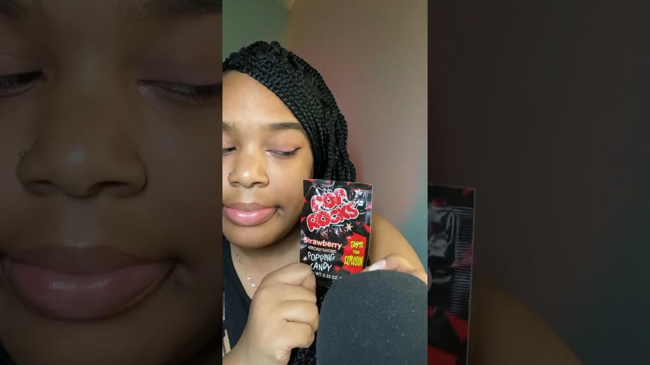 Pop rocks ❤️👅 #asmr #poprock #mouthsounds #shorts