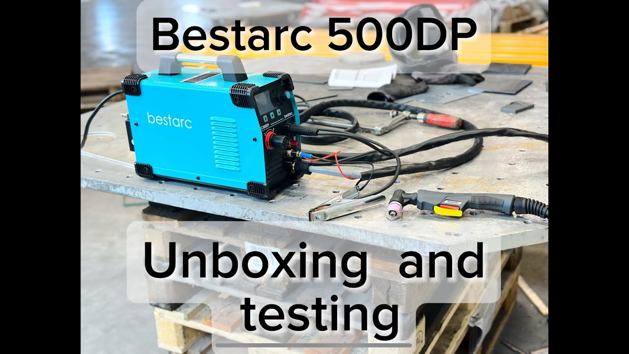 BESTARC 500dp plasma cutter unboxing and testing