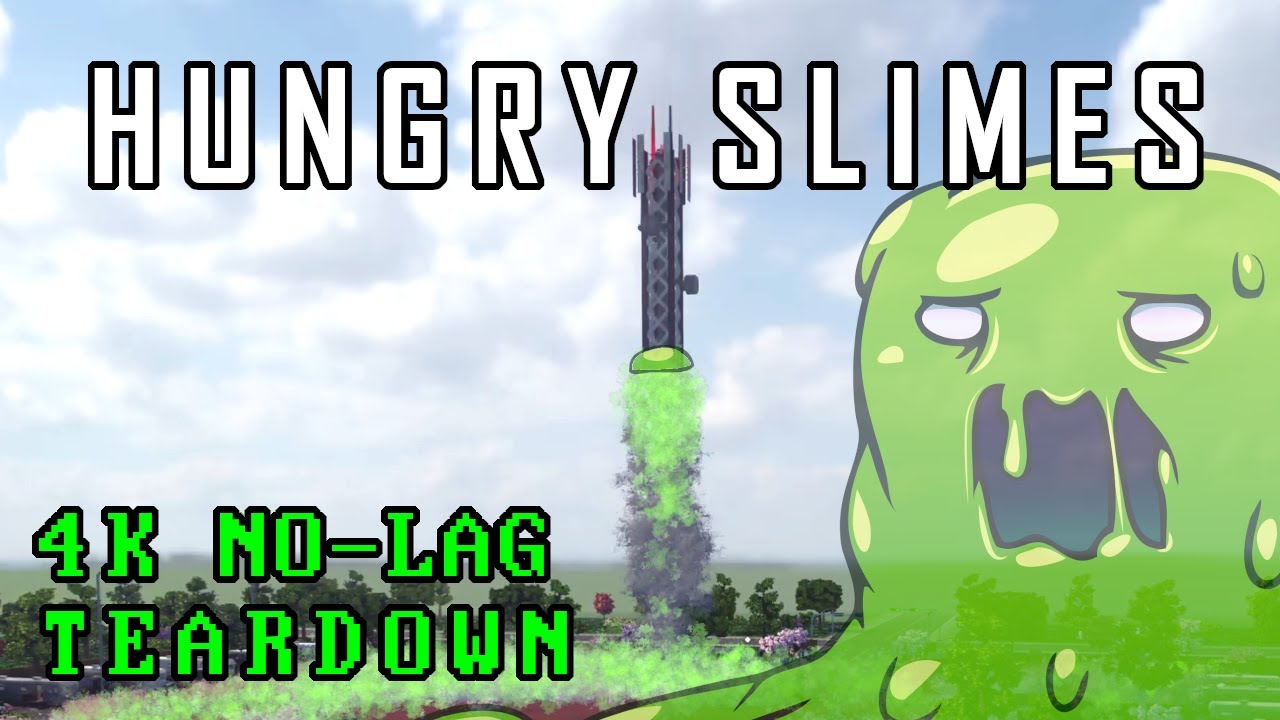 Hungry Slimes in Teardown, a video with no lag