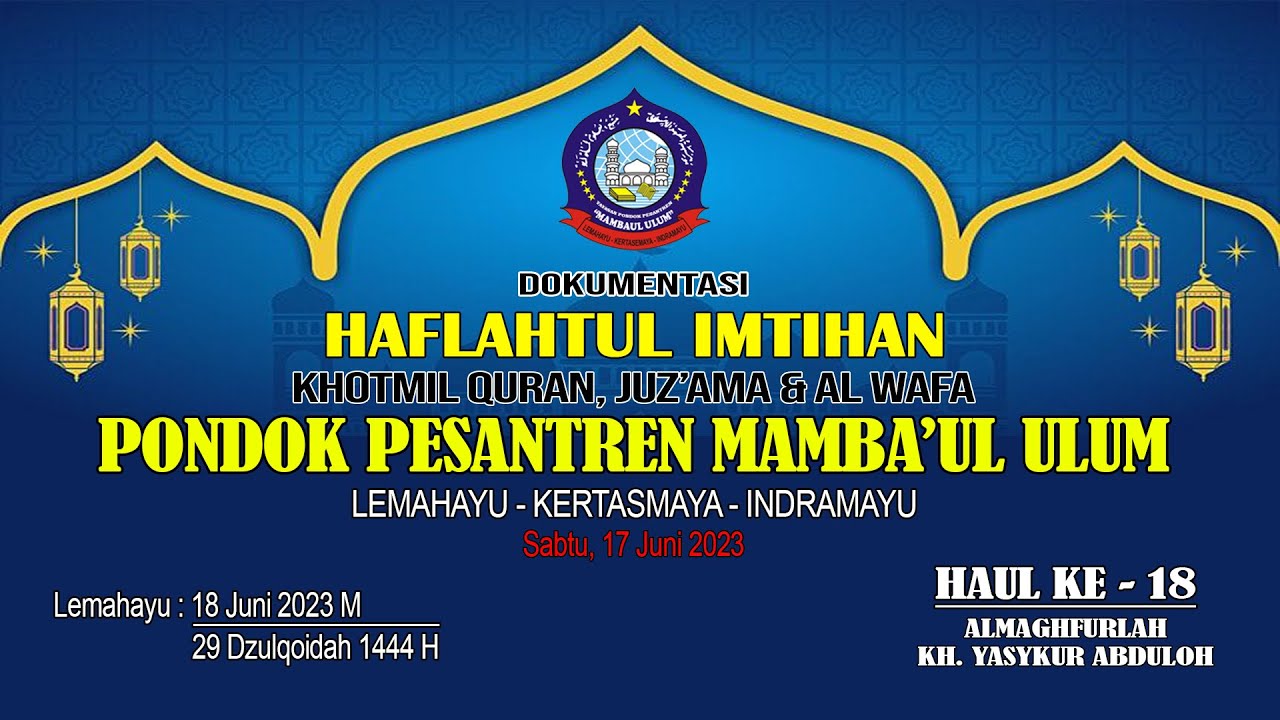 PAWAI TAARUF PONDOK PESANTREN 