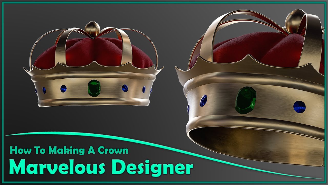 How to making a crown in Marvelous Designer