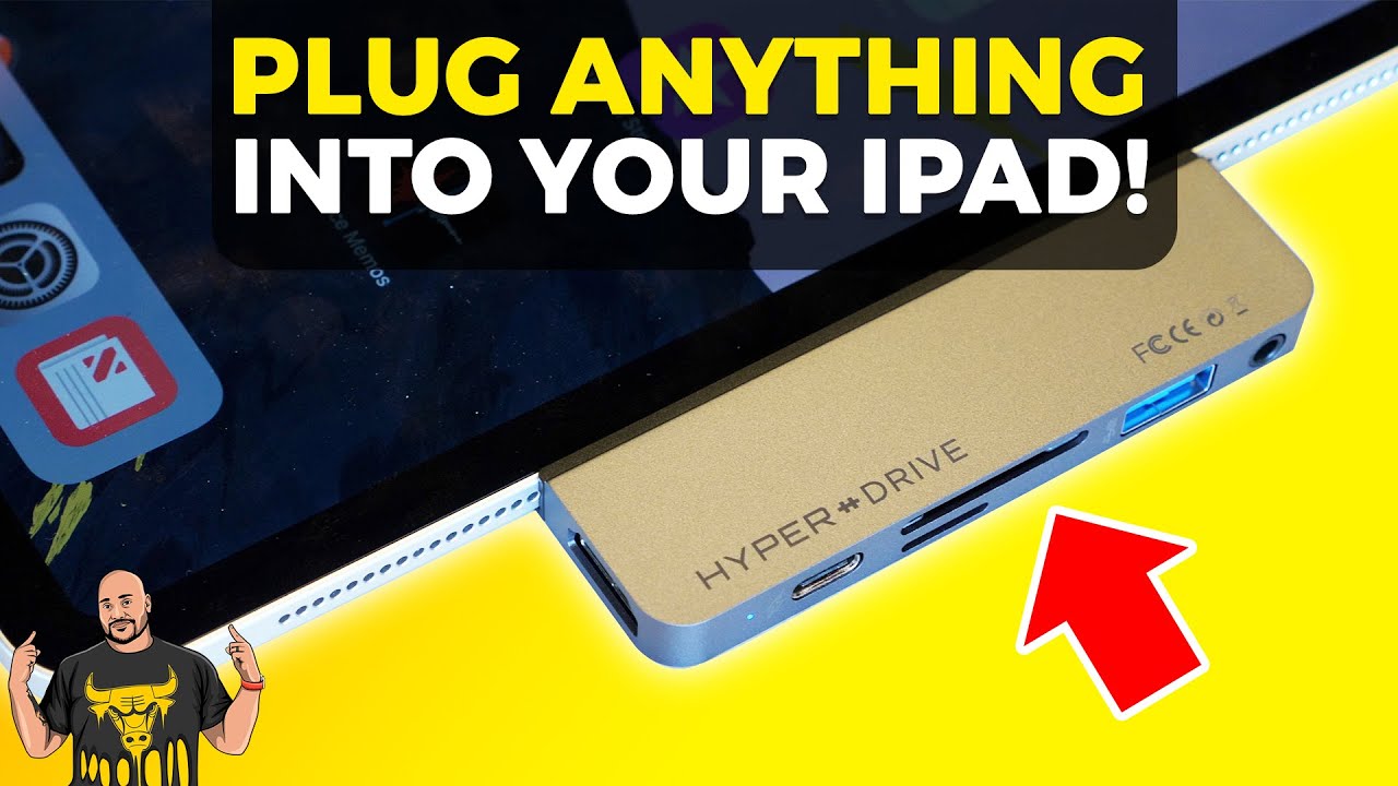 Аксессуары для iPad Pro USB-C с HyperDrive для iPad Pro!