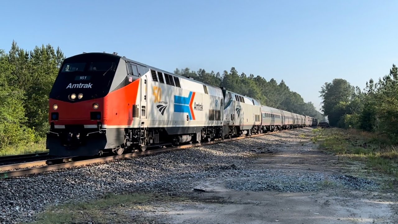 CSX, Amtrak & FEC action around South Georgia & North Florida!