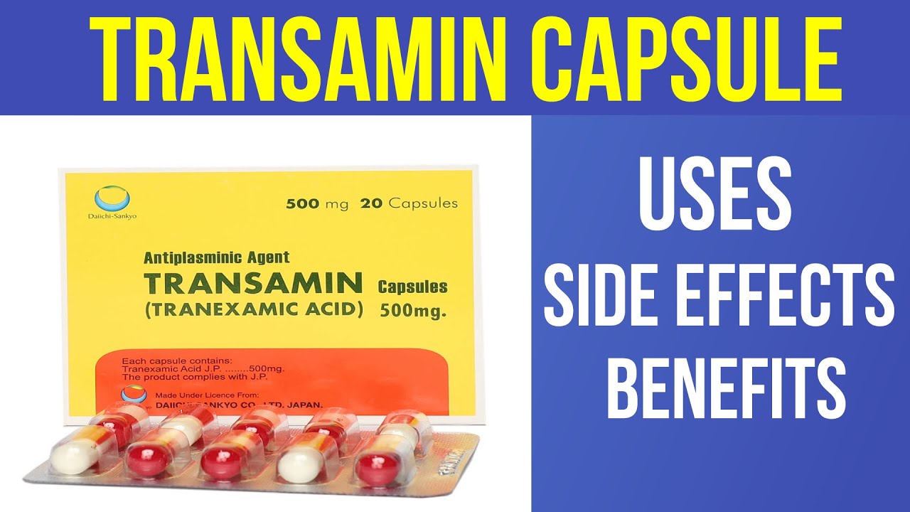 TRANSAMIN CAPSULE - Benefits, Side Effect, Uses & More in Urdu/Hindi - Dr. Review