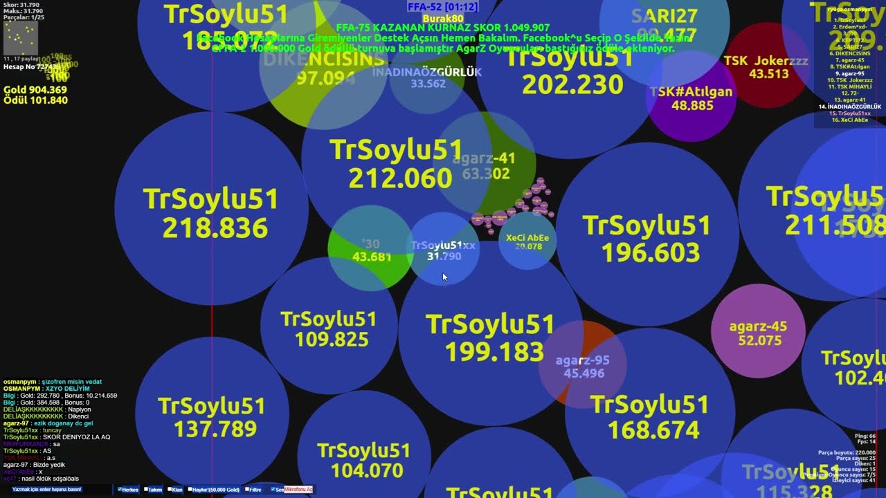 AGARZ l YÜKSEK SKOR DENEMESİ (YANLIŞLIKLA REKOR ALDIK)xTSKx30x