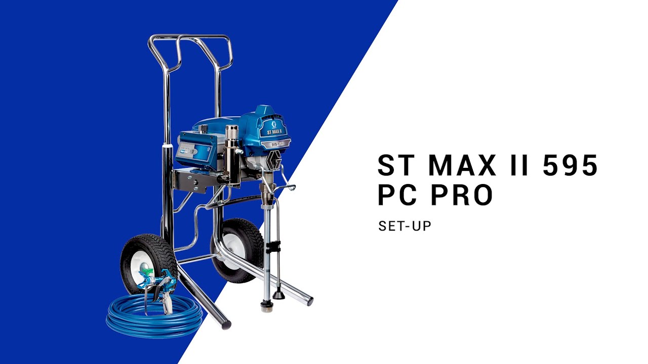 ST Max II 595 PC Pro Tutorial: how to set-up your paint sprayer