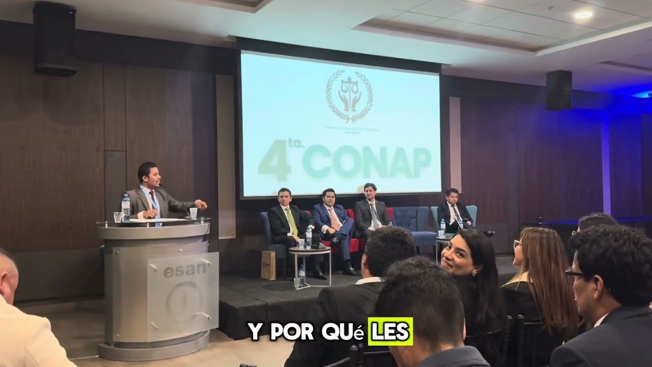 Lavado de activos en Conferencia Anual de abogados penalistas (CONAP 2025) - José Arturo Matos.