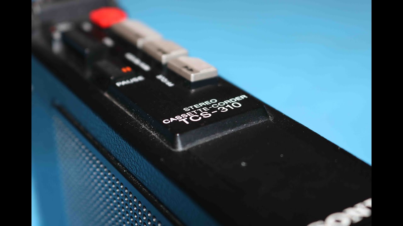 SONY Stereo cassette-corder TCS-310 (Made in japan 1981)