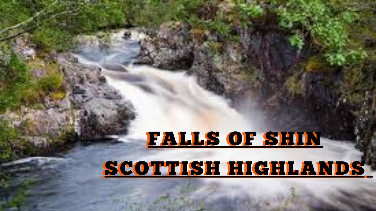 Falls of shin Scottish  Highlands Salmon Leaping waterfall