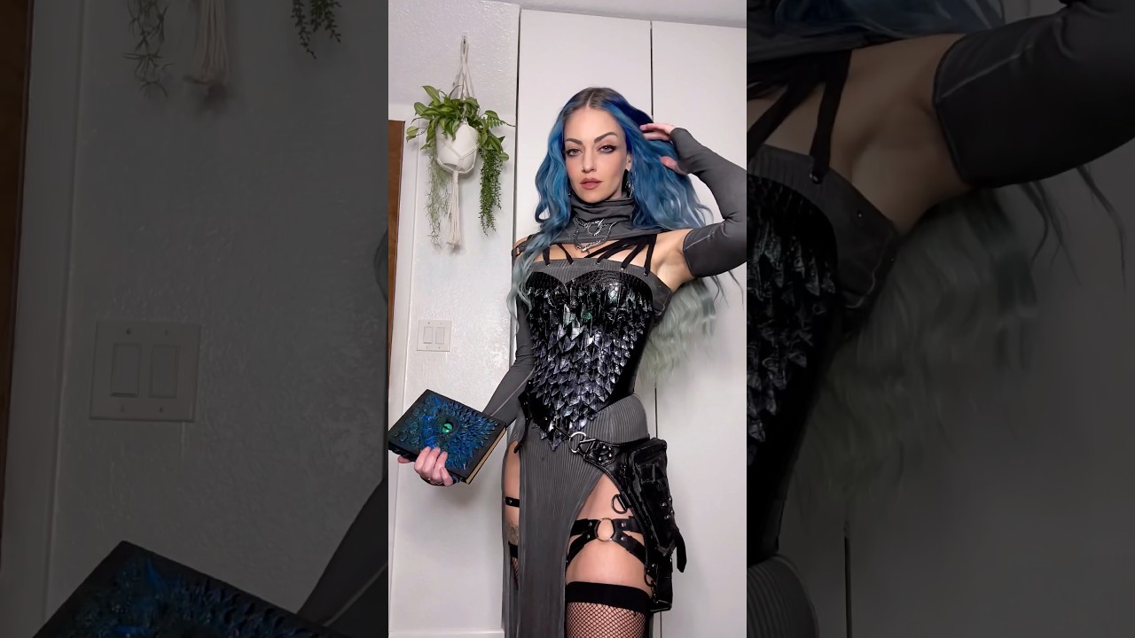 Make your own dragon scale corset!