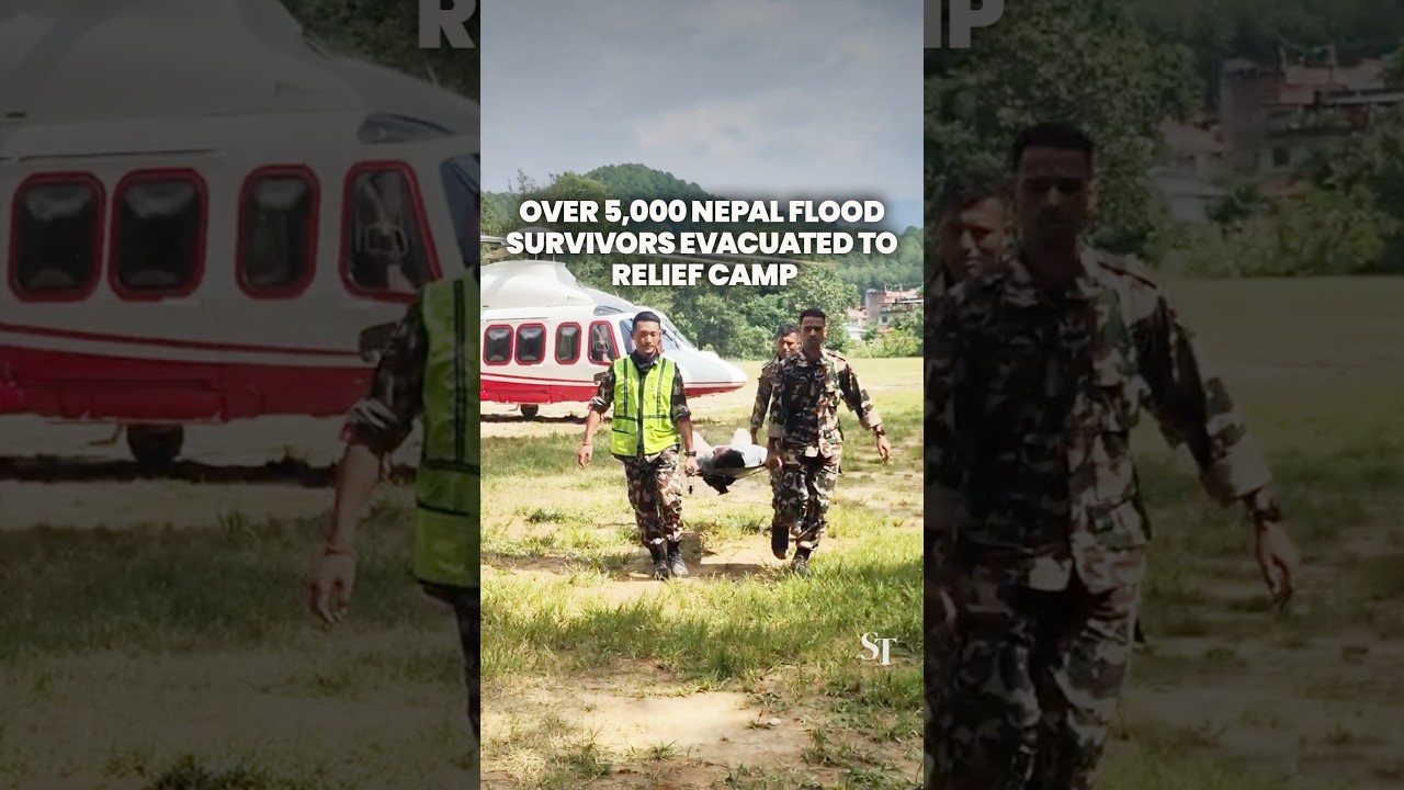 Survivors of Nepal flash floods take temporary shelter at Nuwakot disaster relief camp