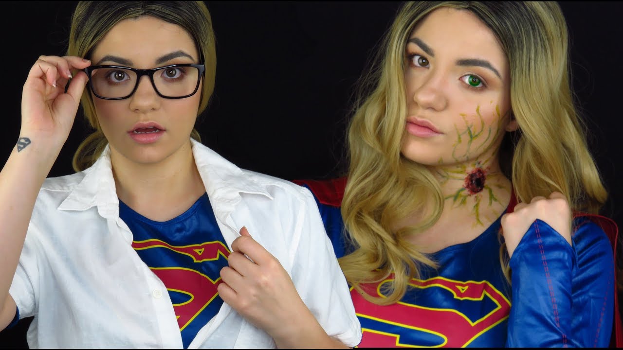But Who Will Save Supergirl? || SUPERGIRL HALLOWEEN MAKEUP TUTORIAL