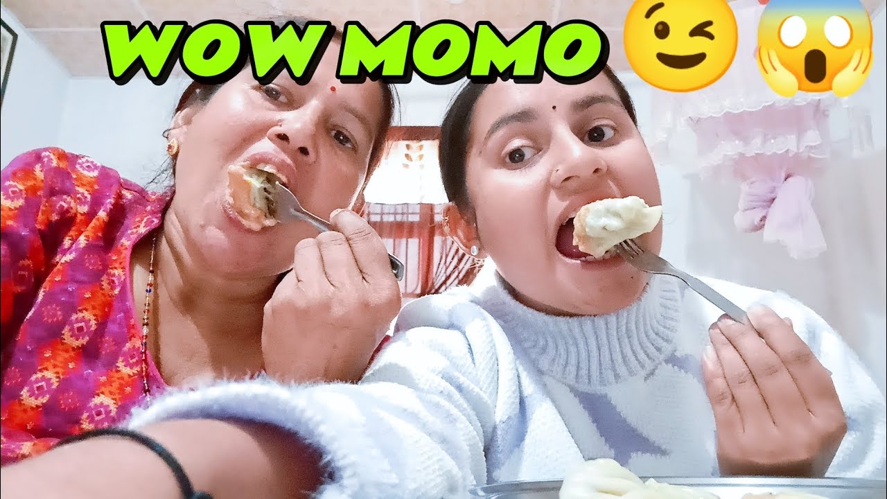 Yummy Momo 😋// kina rueata ma momo banauda 🫢😁#dailyvlog #minivlog 