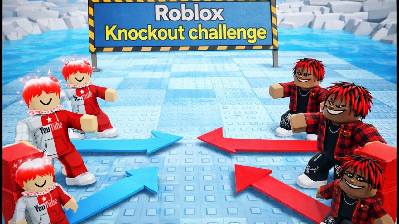 Нокаут в Roblox. (Я выбрал целью Инирома) с участием @Inirom11