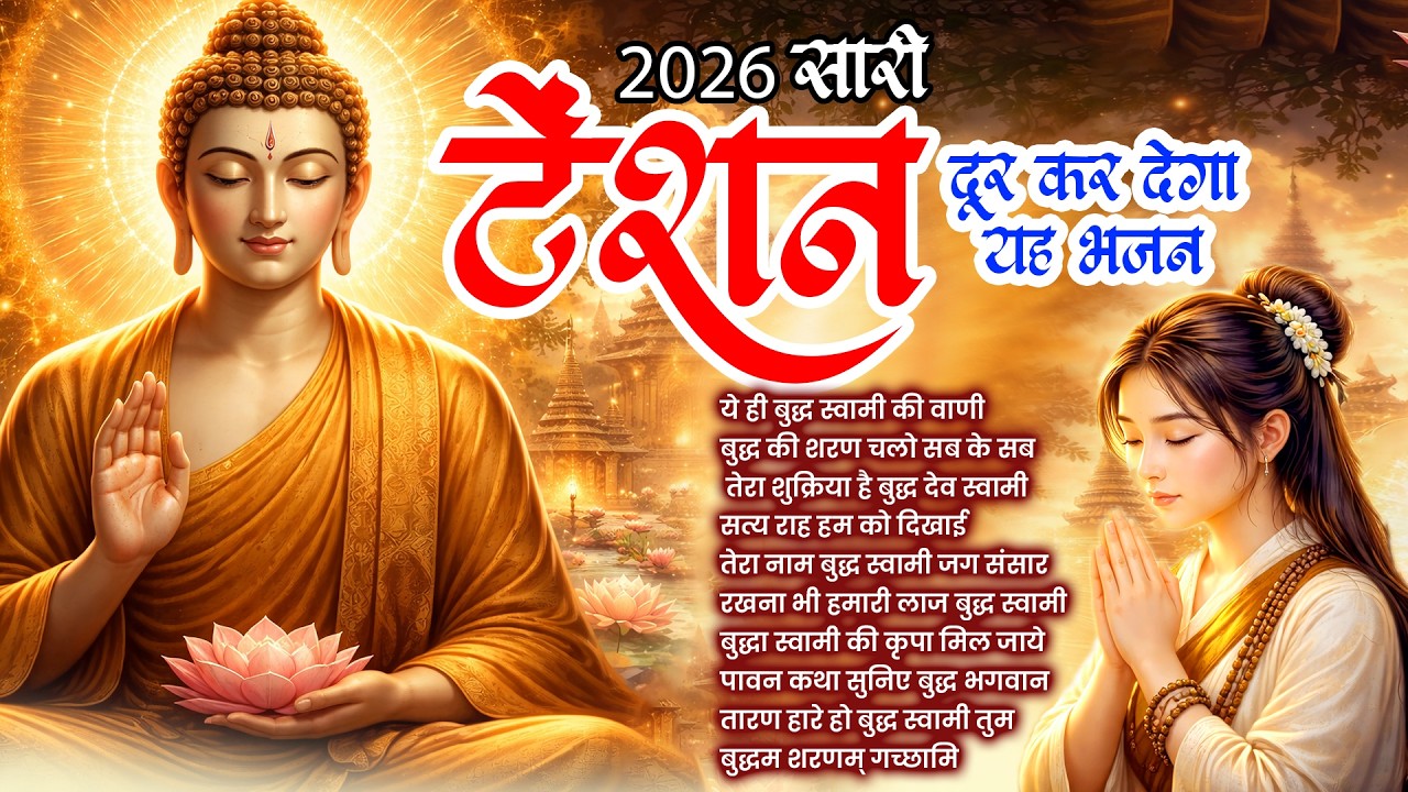 2026 सारी टेंशन दूर कर देगा यह भजन  ~ Nonstop Buddha Bhajan ~ Buddha Song ~ Buddha Geet 2026#buddha