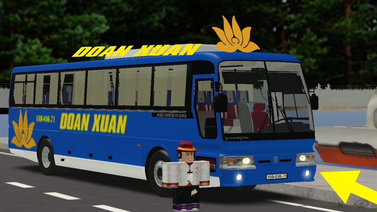 #bdvn2 Share skin Nhà xe Đoàn Xuân Huyndai Aero Express 2004 | Bus Driver Vietnam 2 Roblox 