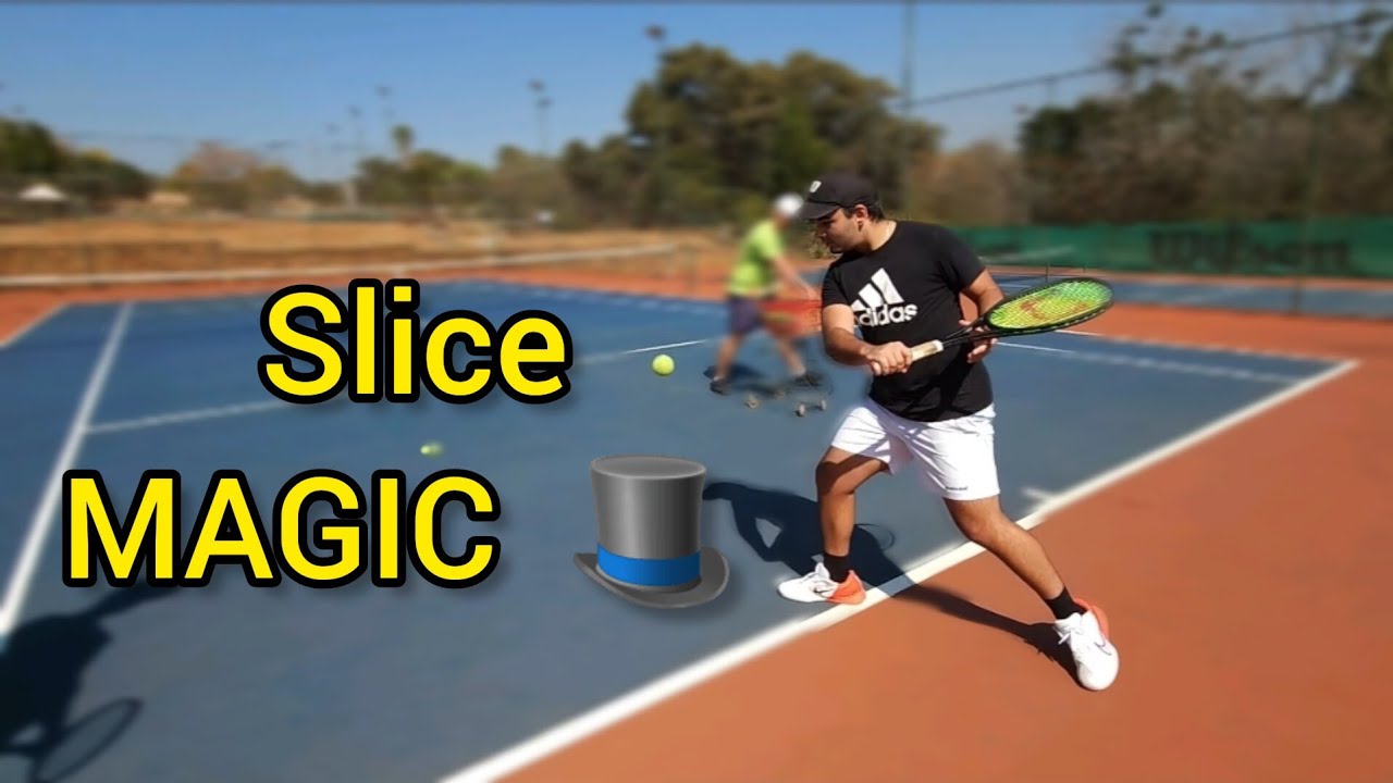 Do this on your  Backhand slice (it's magic)