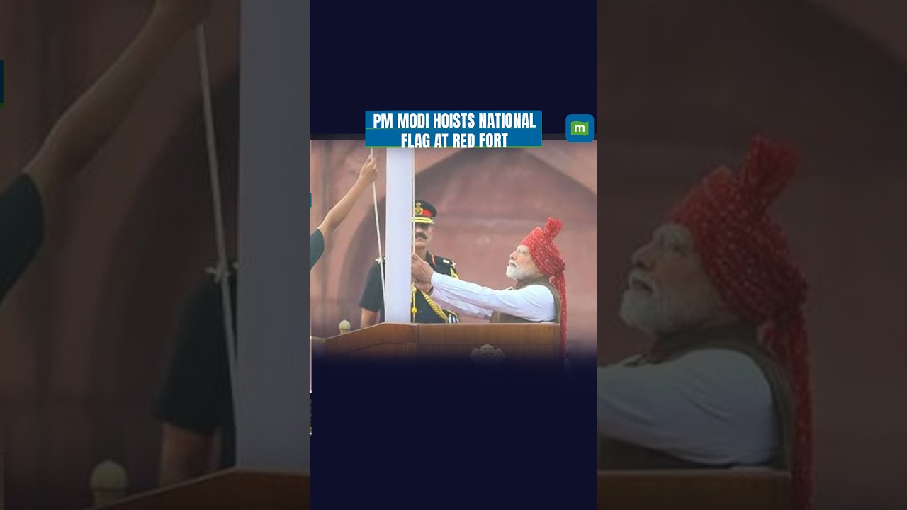 PM Modi Hoists Tricolour At Red Fort On India's 80th Independence Day