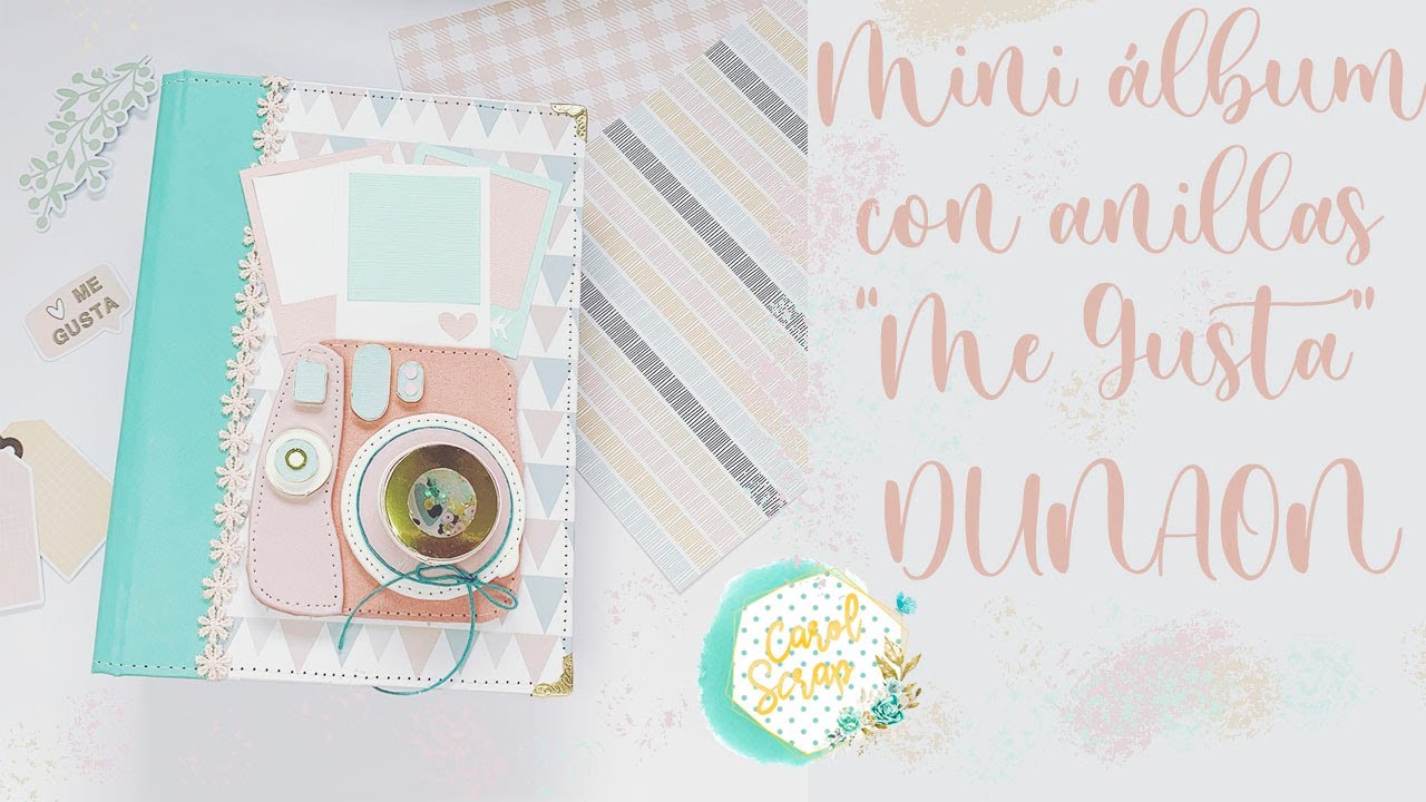 Mini álbum con mecanismo de seis anillas ME GUSTA DUNAON