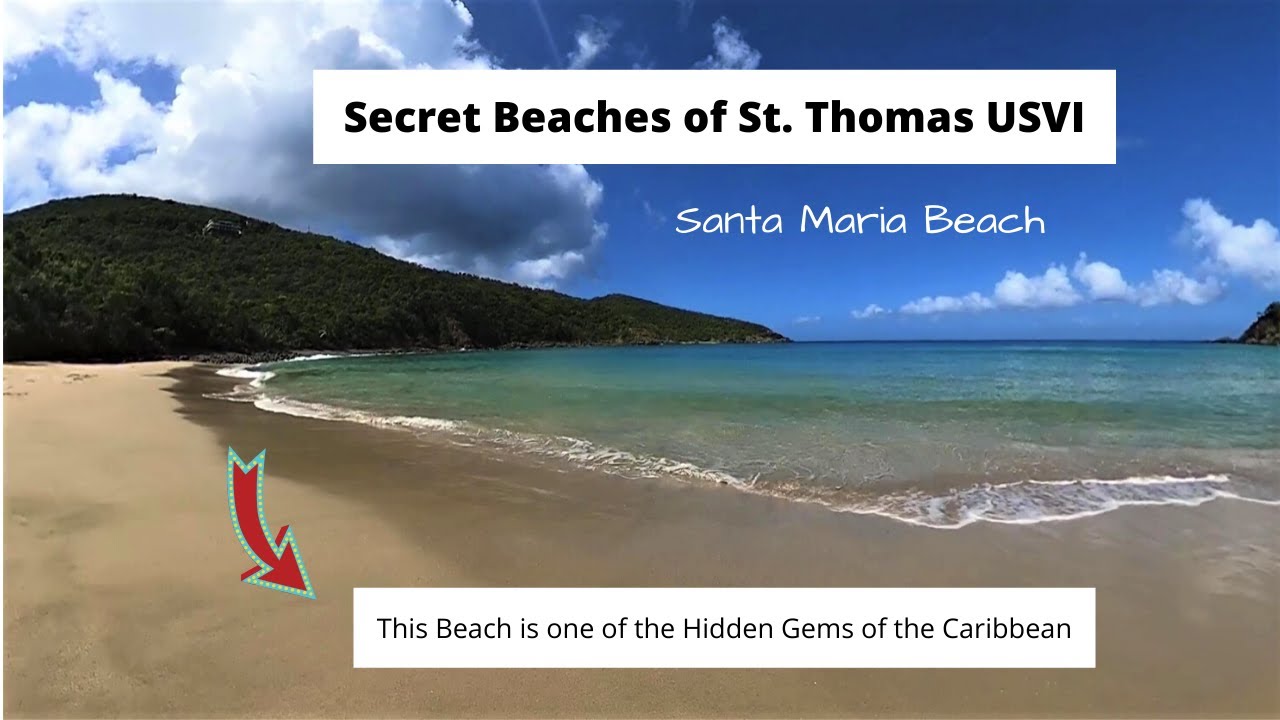 Secret Beaches of St. Thomas USVI - Santa Maria Beach
