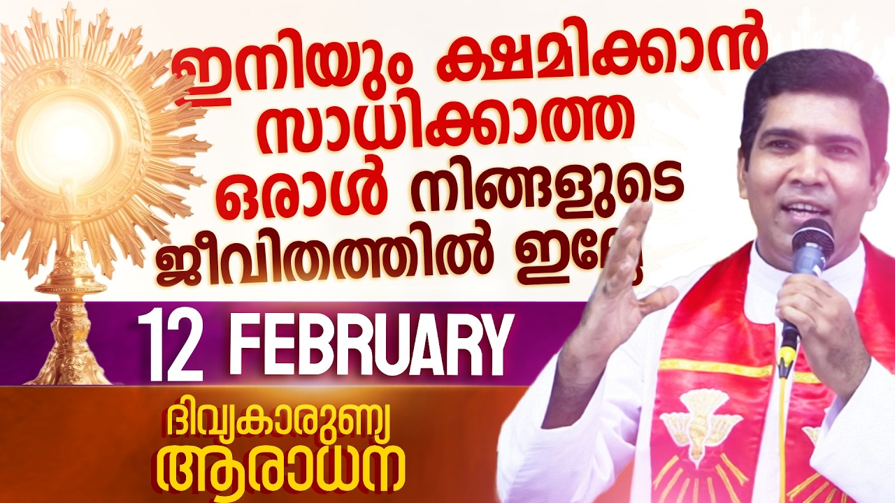 മാതാപിതാക്കളോടും ജീവിതപങ്കാളിയോടും ക്ഷമിക്കാൻ കഴിയുന്നില്ലേ I Feb 12 I Divine Mercy Adoration