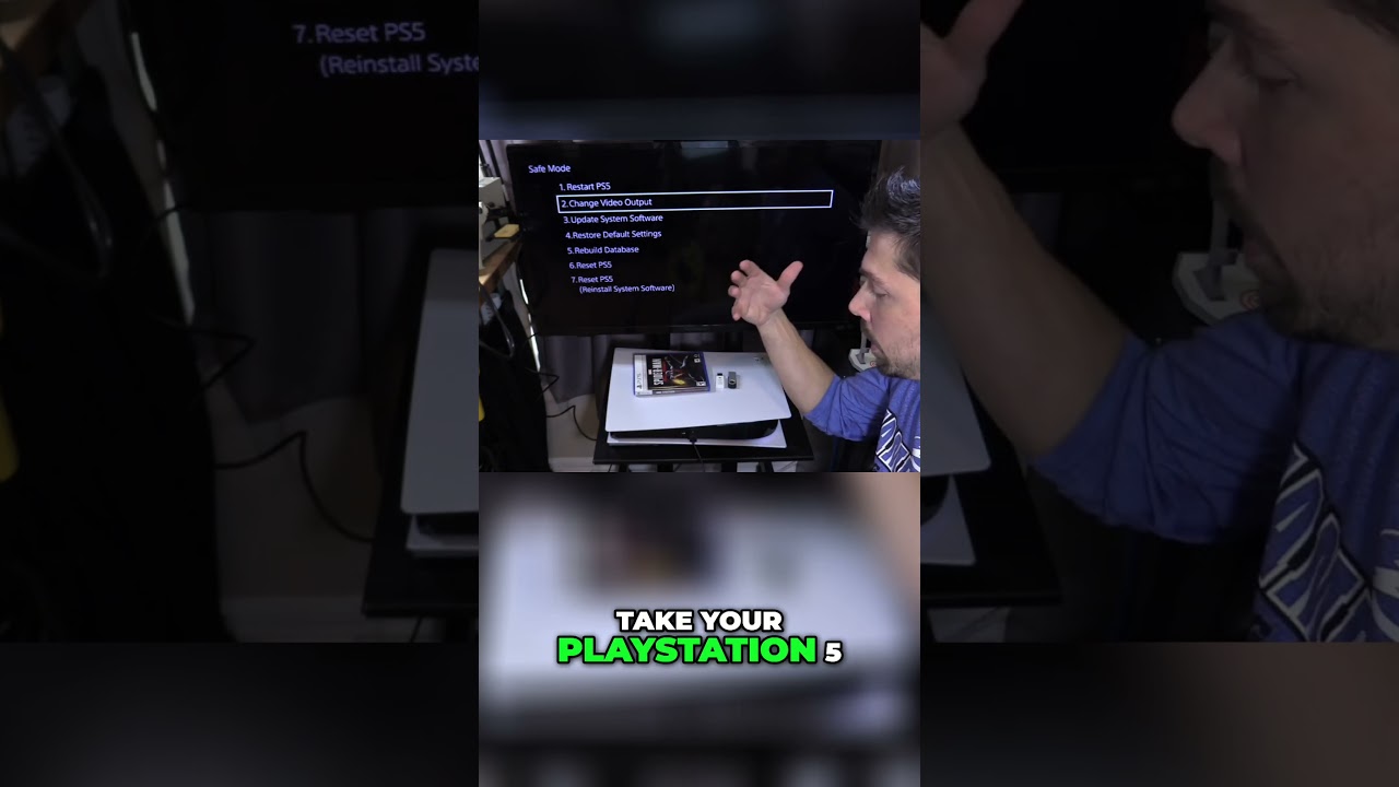 Fix PS5 Black Screen! #ps5 #playstation5