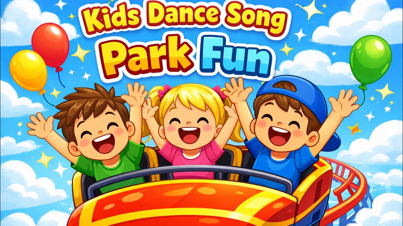 Theme Park Fun 🎢 | Kids Dance Song | Funfair Rides & Happy Music for Children