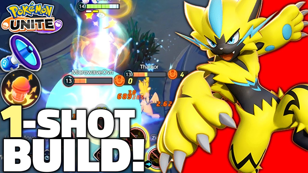 Pokémon Unite Zeraora ONE-SHOT Build is INSANE!😳 (Zeraora Master Build, Held Items & Gameplay)