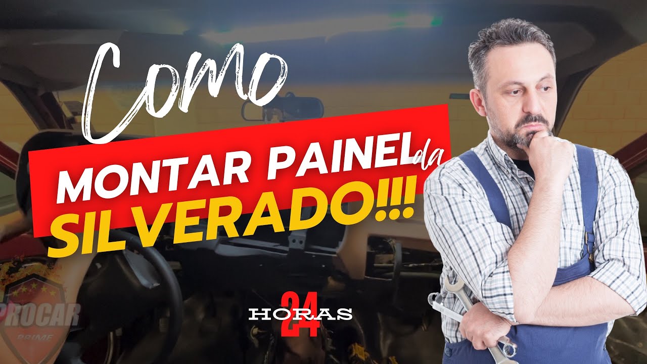 Como montar painel da Chevrolet Silverado simples e prático.