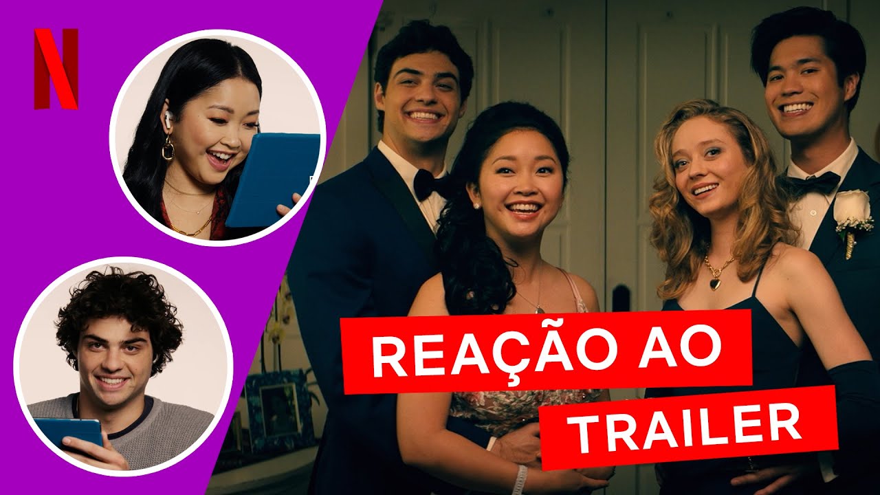 Noah Centineo e Lana Condor reagem ao trailer do seu novo filme | Netflix Brasil