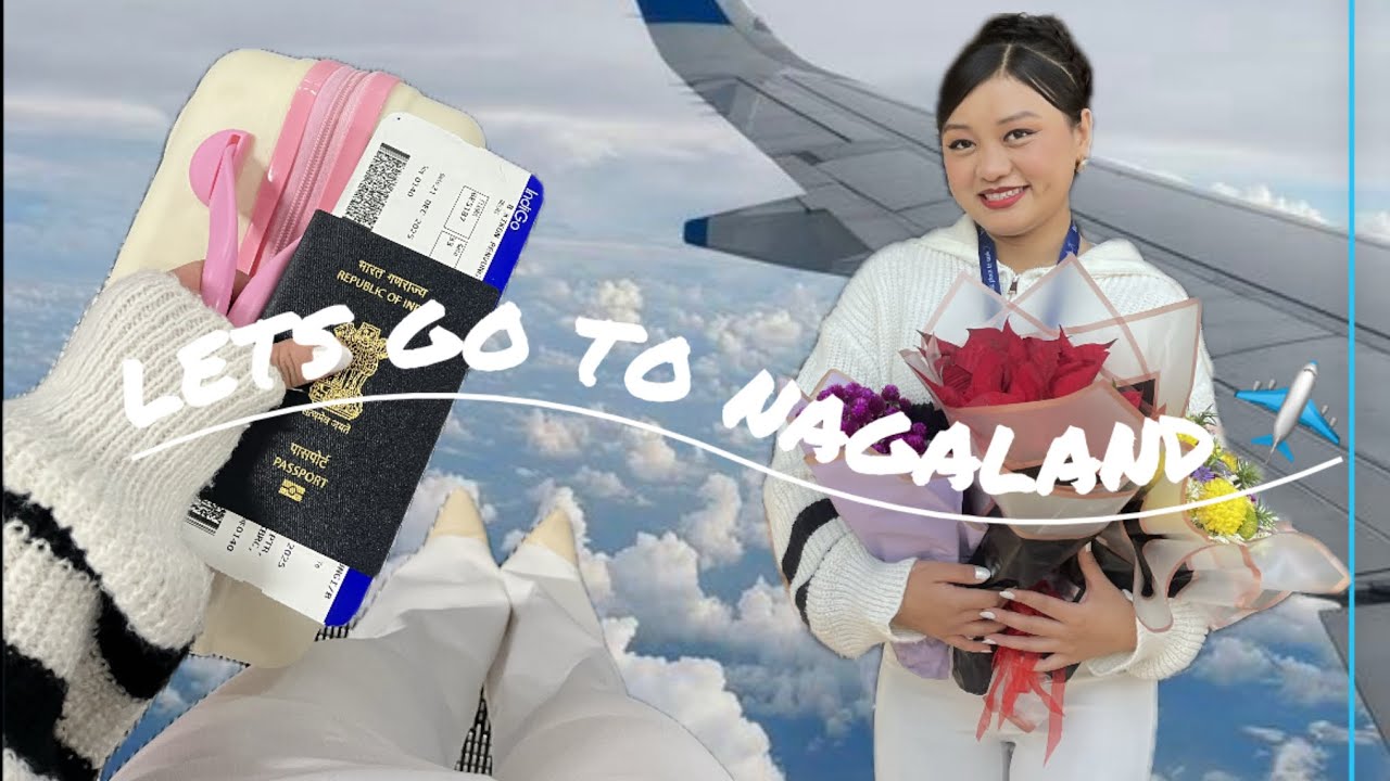 Delhi to Nagaland✈️ | A whole day journey 🗺️|  Village visit | Vlog. #nagavlog  #travelvlog 