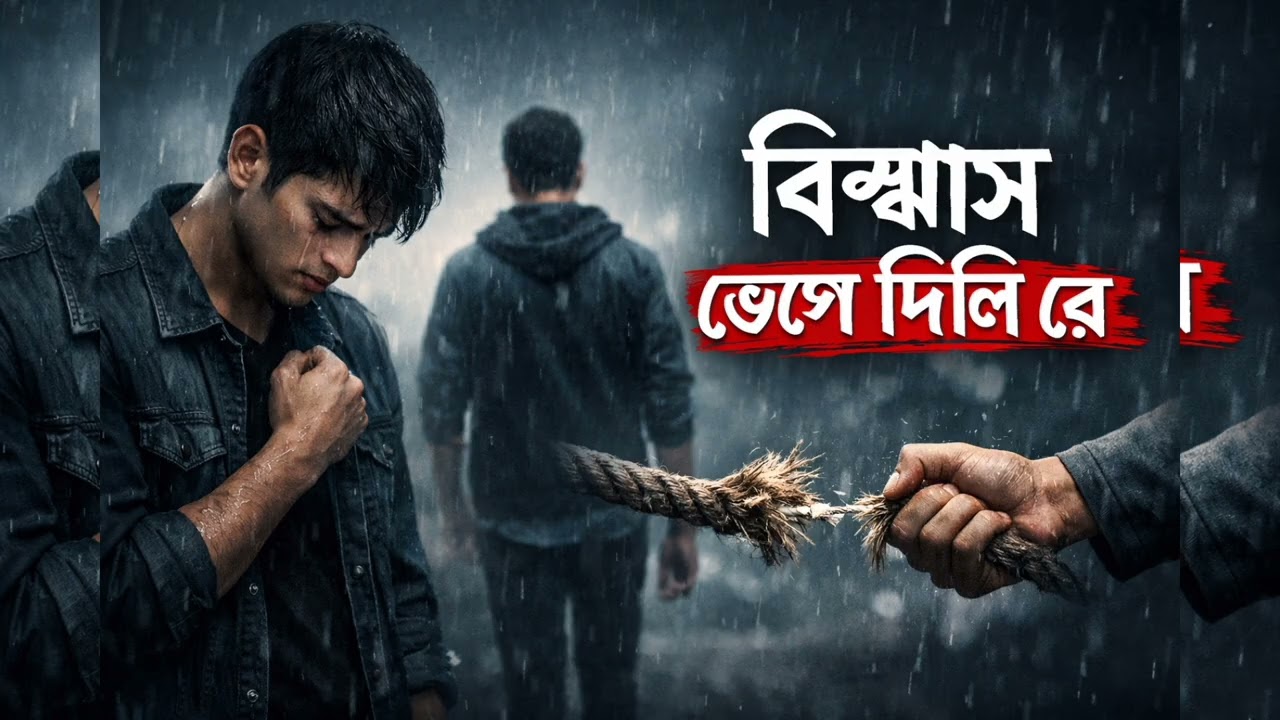 তুই বন্ধু নামের বেইমান ছিলি রে | Sad Friendship Song | Bengali Emotional Song