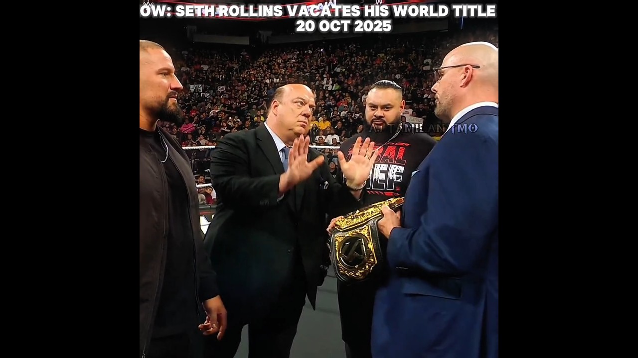 The Shield Brothers Vacated Their Title In October Edits 💔