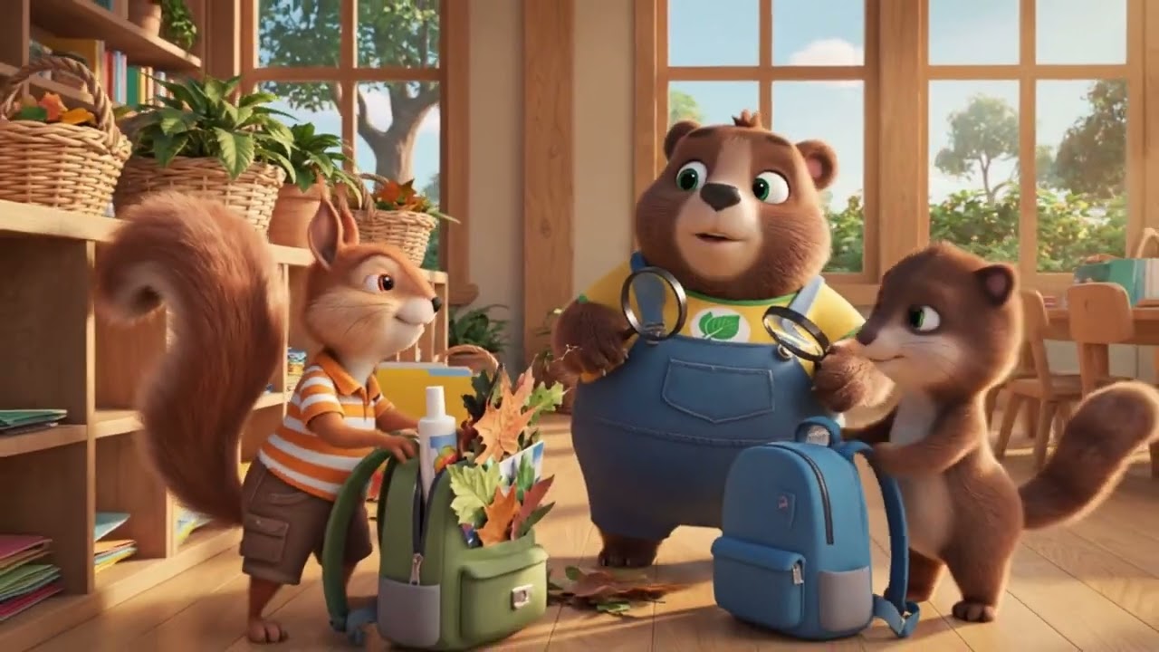 Part 23 – Teacher Bunny and Kids Explore Indoor and Outdoor Plants