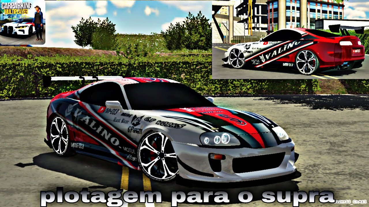 PLOTAGEM PARA TOYOTA SUPRA MK4.(car parking multiplayer)