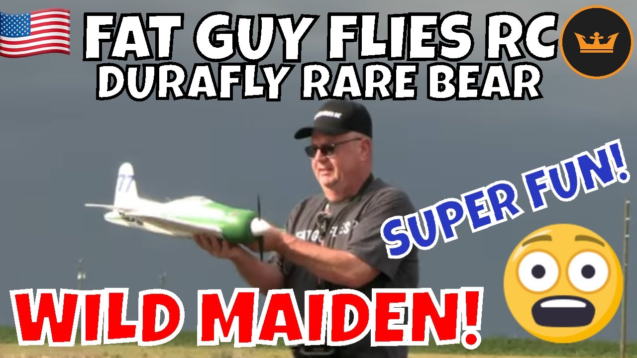 NEW! DURAFLY RARE BEAR WILD MAIDEN by FGFRC #aviation#airplane#Durafly