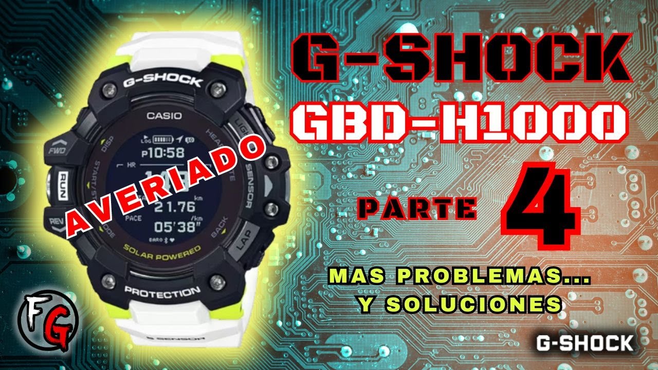 Desmontaje Casio G-Shock GBD-H1000. Vemos todo por dentro