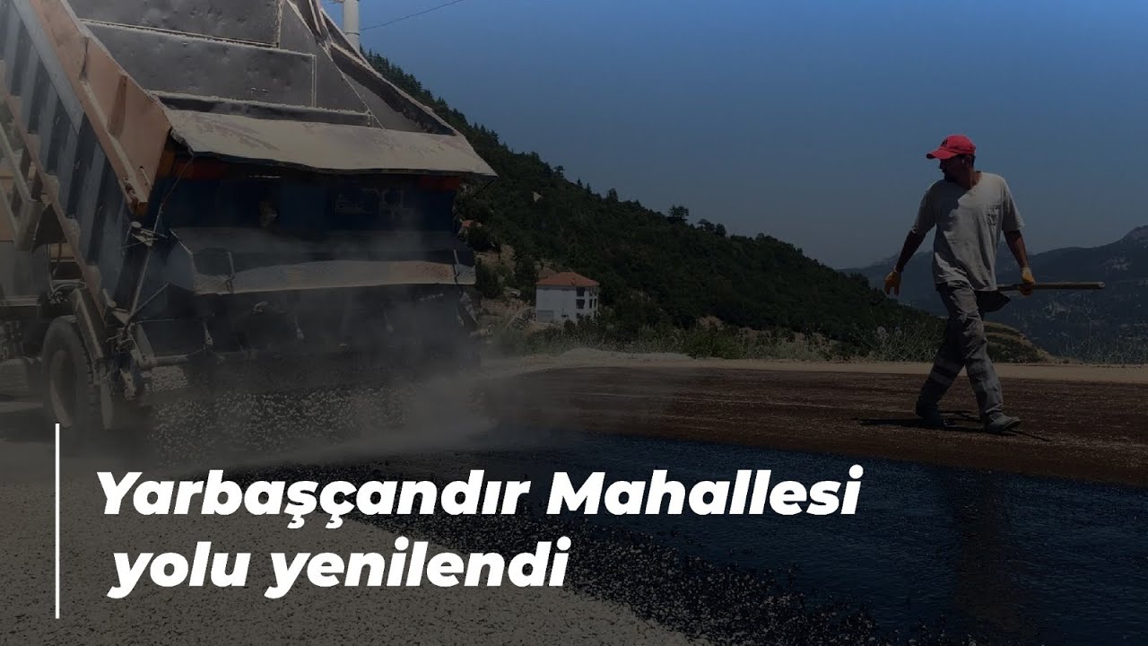 Yarbaşçandır Mahallesi yolu yenilendi
