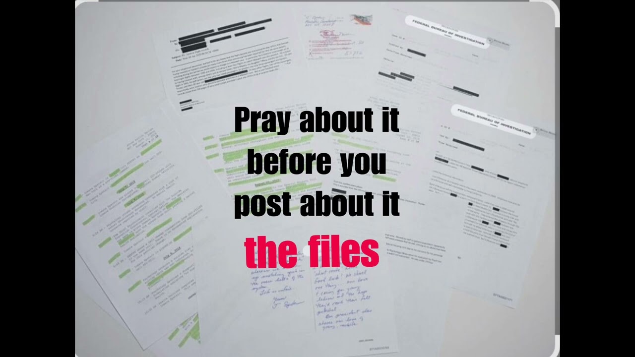 Pray about it before you post about it