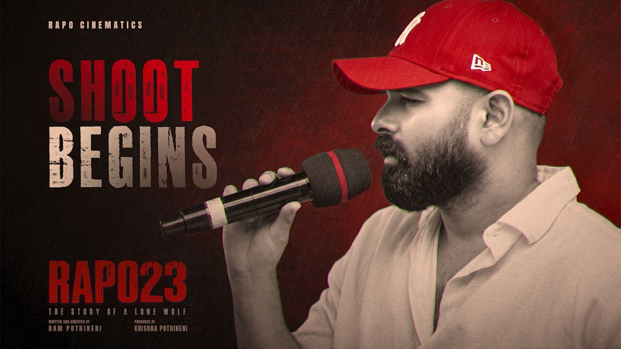#RAPO23 Movie Grand Launch Event | Ram Pothineni New Movie Opening@AndhraTalkiesMedia