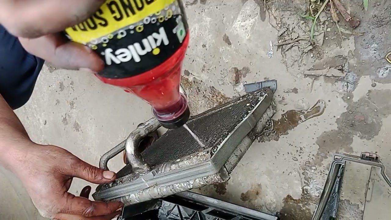 Skoda rapid AC cooling coil cleaning 