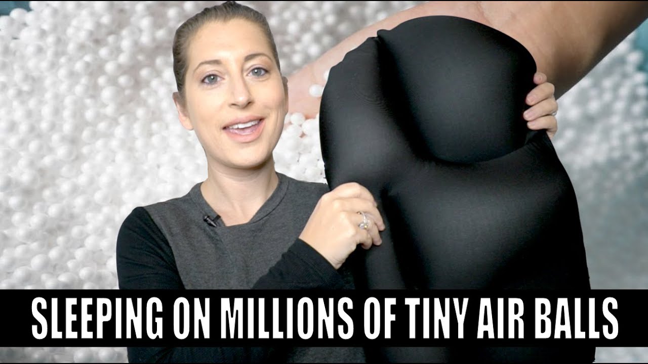 MILLIONS OF TINY BALLS IN A PILLOW | MICROBEAD PILLOW TEST | AS SEEN ON REVIEW | JACKELYN SHULTZ