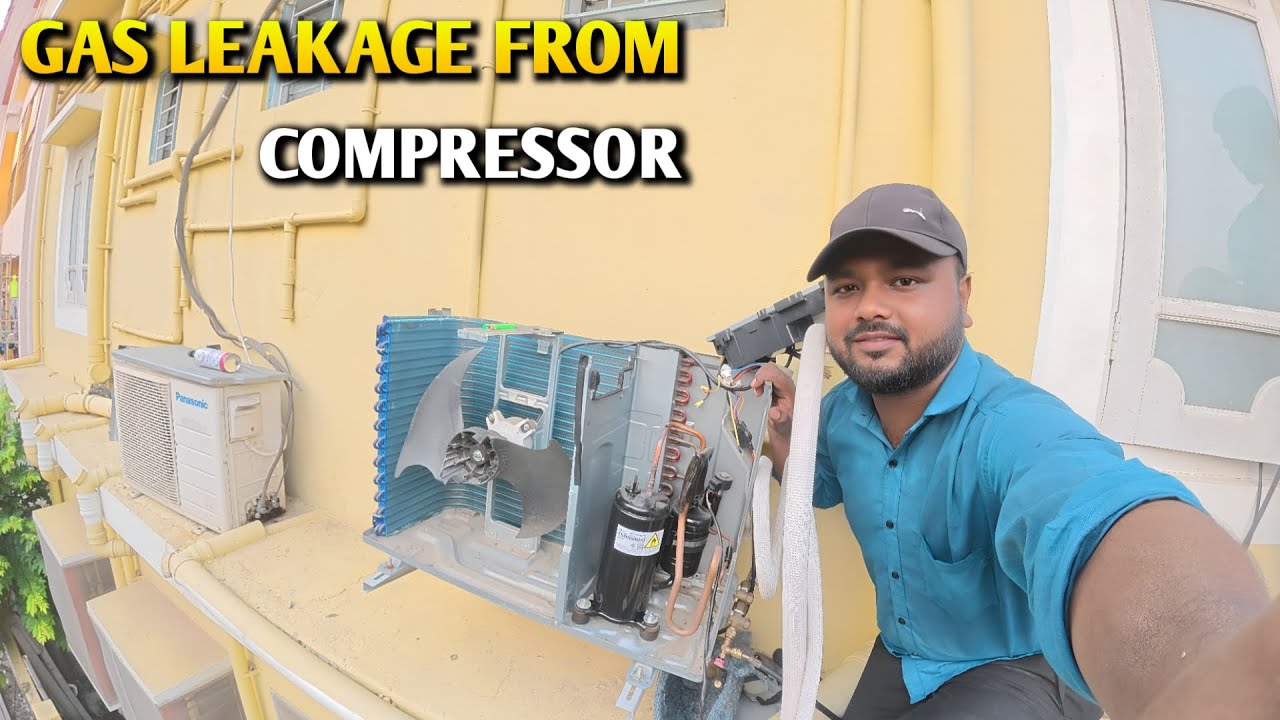 Panasonic Ac Gas Leakage Repair and Refiling || Mr Deep